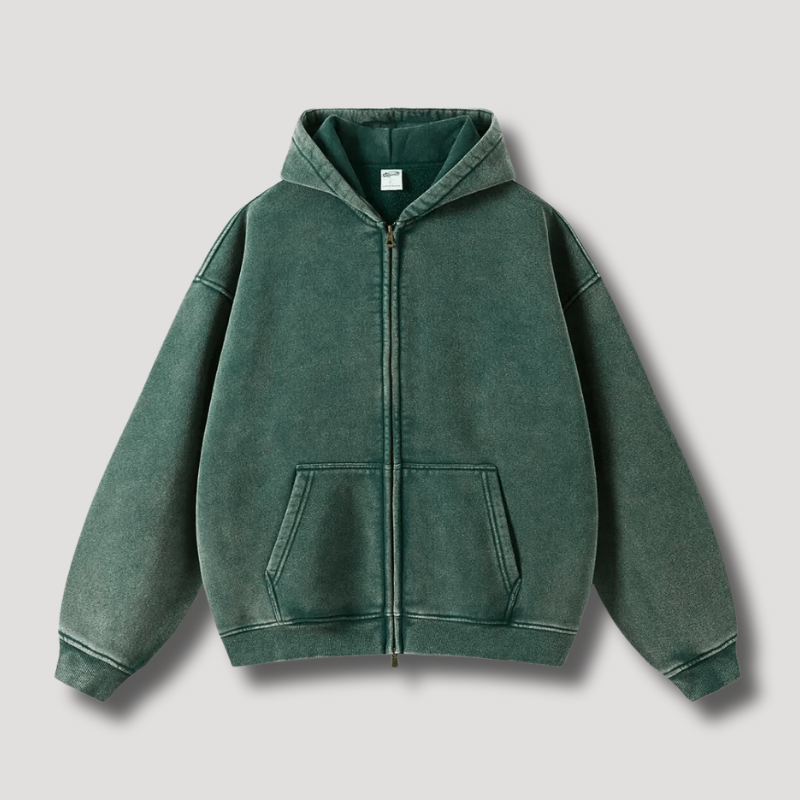 Skye Men’s Zip-Up Hoodie – Casual Hooded Sweatshirt with Comfortable Fit